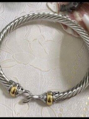David Yurman 5mm Bracelet gold sterling